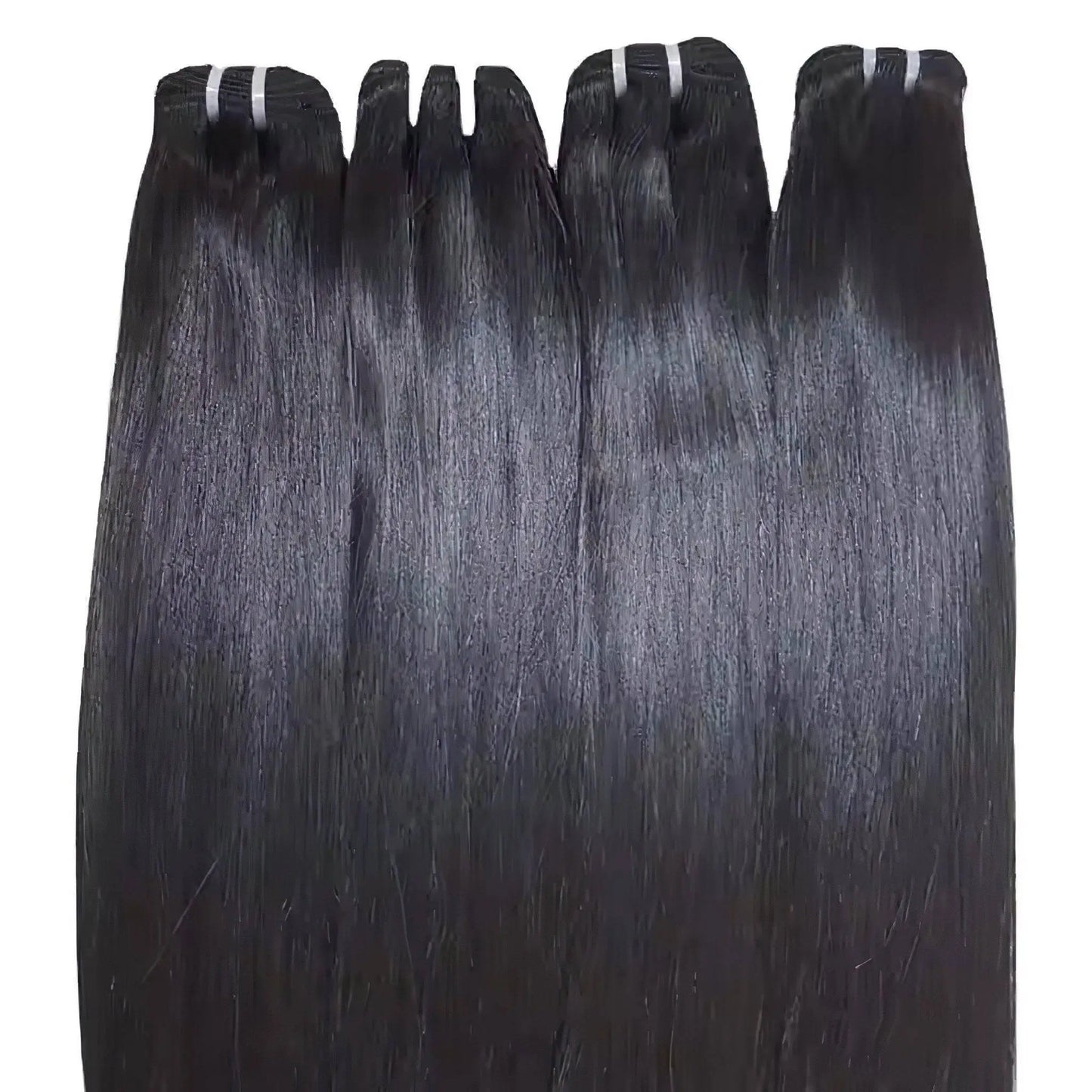 long jet black hair extensions - raw hair bundles